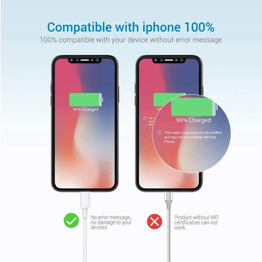 Fast Charging USB - C to Lightning Cable for iPhone - InspiredGrabs.com